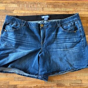 Democracy Women's Dark Blue Jean Shorts
